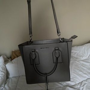 MICHAEL KORS gray 2 in 1 purse